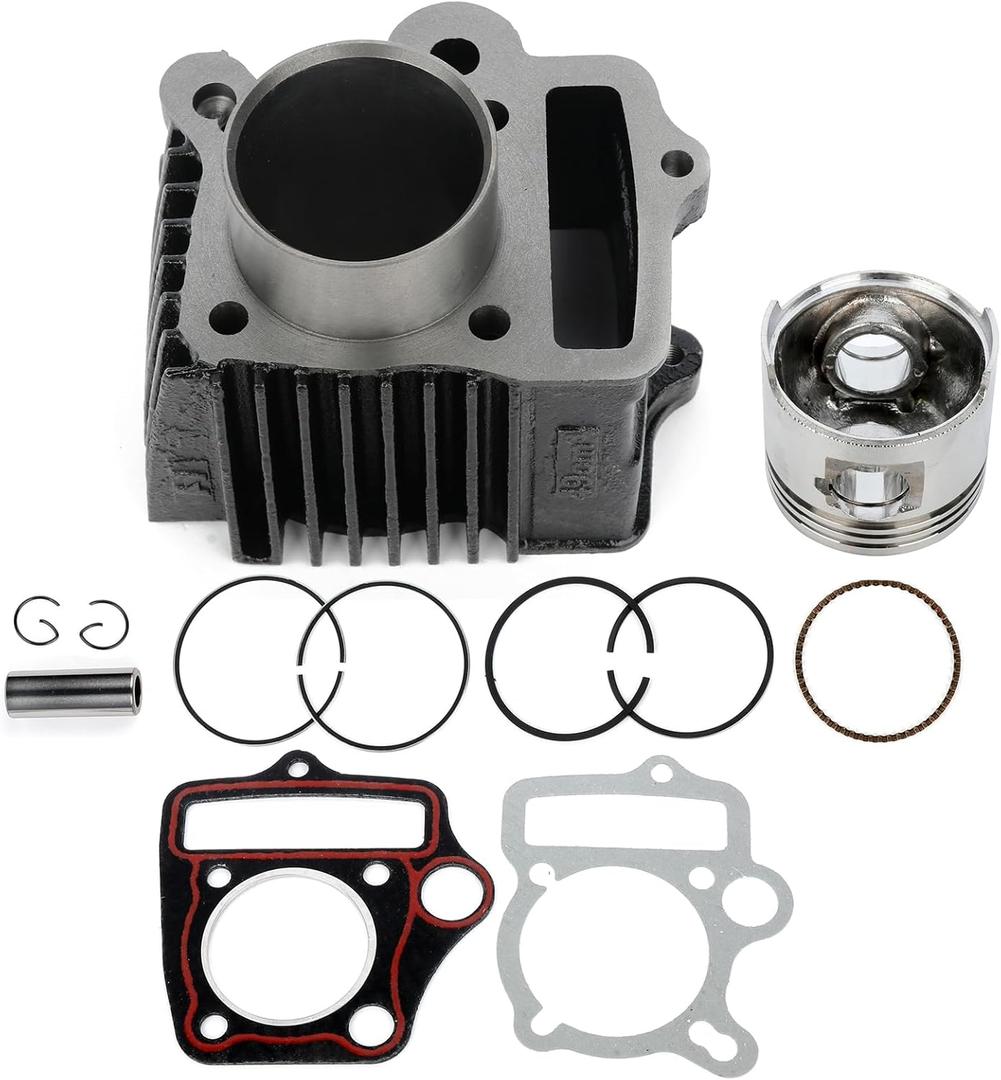ECCPP New Cylinder Piston Ring Gasket Fit for Honda S65 SL70 XL70 XR70R C70 CL70 CRF70F CT70 1969-2012 Compatible fit for Piston Kit