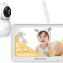 Baby Monitor with Camera and Audio - ' IPS Touch Screen with Photo & Video Recording, Night Vision Baby Monitor No WiFi, 30H Battery & Temp Sensor, VOX, 1000ft, for Home and Travel