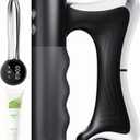 Heated Muscle Scraper Tool Electric Fascia Knife Massager Heating and Vibration, Muscle Scraper Tool, Body Gua Sha Massage Tool,Fascia Tool Massage Tools for Deep Tissue(Black)