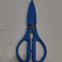 Kitchen Shears Deluxe Scissors Poultry Crab Legs Chicken Bones with Nut Cracker Bottle Opener, Blades: 3 Inches | Overall: 8.50 Inches Long, Blue