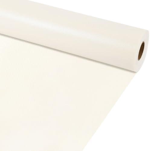 Cream Bulletin Board Roll Reusable Waterproof Erasable Bulletin Board Wrinkle Resistant Poster Non-Woven Fabric Bulletin Board Roll for Classroom Decor Wrap Crafts DIY Crafts 15.55" x12ft