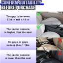 YoRise 2PCS Dual Slot Car Seat Gap Filler Organizer, Multifunctional Car Side Seat Gap Guard Spacer with Cup Holder, Universal Auto Storage Accessories for Preventing Items Falling Out (Black)