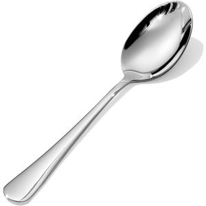 HIKAA 12-Piece Dinner Spoons Set, 8-Inch 18/10 Stainless Steel Spoons, Mirror Polished Dishwasher Safe Table Spoons for Home, Restaurant, Party
