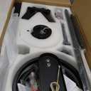 Black Ceiling Fans with Lights and Remote, 72 Inch Indoor/Outdoor Large Modern Ceiling Fan for Living Room Kitchen, Dimmable, 6 Speed Reversible DC Motor, Dual Finish