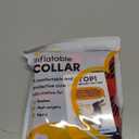 BENCMATE Inflatable Dog Cone Collar Alternative, Soft Dog Cone for Dogs and Cats, Neck Recovery ECollar Donut Collar After Surgery (Large, Plaid)