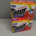 Shout Color Catchers for Laundry, Allow Mixed Washes, Prevents Color Runs and Maintains Original Clothing, 72 Count - Pack of 2 (144 Total Sheets)