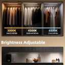 EZVALO 16.5-inch Under Cabinet Lighting, 4000mAh Rechargeable Motion Sensor Light Indoor, with Dimmable & 3 Color Temps, Magnetic Closet Lights, Wireless Under Counter Lights for Kitchen (4-Pack)