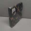 Vintage Floral Hardcover 3 Ring Binder, 1 Inch Round Rings with Interior Pockets Flower Binder Organizer for Letter Size Paper School Office