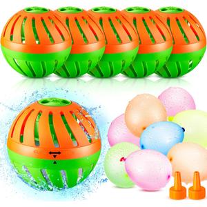3 Pieces Water Timer Bomb with 150 Balloons Water Toy for Summer Outdoor Activity Games Prank Party Supplies Favors