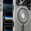 Aulumu A17 iPhone 17 Pro Magnetic Thermal Case | CoolHyper | with Camera Control | IMD Technology | Compatible with Magsafe | Touch Translucent White