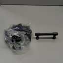 khtumeware 10 Pack 3-1/4 Inch(82mm) Matte Black Cabinet Pulls Kitchen Cabinet Hardware for Cupboard Drawer Pulls Dresser Handle