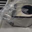 HAMITOR Toilet Plunger and Brush Set: 2 in 1 Stainless Steel Rustproof Combo with Deep Cleaning Curved Bristles - Heavy Duty Toilet Unclogging for Family Bathroom - Compact Apartment Accessories (Silver)