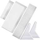 3 Pcs Stainless Steel Diamond Painting Rulers with 216 699 1020 Blank Grids 5D Mesh Round Dot Drill Alignment Art Tools for Diamond Pasted Drawing Full Partial Drill Tools Accessories