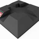 USA Made Foundation Block - Deck Support - Handi Block - Pier Shed Base Footing Post Beam Support - Heavy Duty, UV Resistant, 100% Recycled Plastic - Strong & Durable for Decks, Sheds & Structures