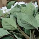 2 Pcs 3FT White Artificial Hydrangea Flowers for Outdoor