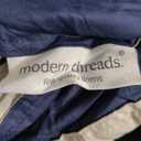 Modern Threads Comforter Duvet Insert, Reversible Quilted Down Alternative Comforter with Corner Tabs, All Season Bedding, Twin, Navy/Silver