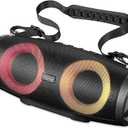 iHome Color Changing BoomBox, Speaker, Black
