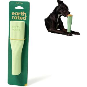 Earth Rated Dog Toy, Enrichment Toys for Adult and Puppy Dogs, Dishwasher and Freezer-Safe, Natural Rubber, Small, Green