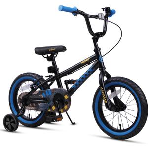 Glerc NuNu+ Kids Bike for Boys Ages 1-10 Years Old, 12 14 16 18 Inch Racing Style Toddler Bicycle with Training Wheels and Safe Coaster Brake, Multiple Colors
