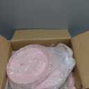 6 Pcs Pink Cake Stands Set, Cake Display Pedestal Tiered Cupcake Holder Dessert Plate Serving Tower Tray Decorative for Wedding Birthday Party Baby Shower Celebration