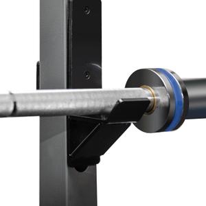 J-Hook Barbell Spotter Arm for 2" x 2" Tube Power Cage with 1" or 5/8" Hole, Dip Bar for Squat Rack,Heavy Duty Bottom Reinforced Premium Steel with 1000 LBS Capacity