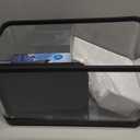 4.7 Gal Turtle Tank Kit(Tank+Adjustable Light+5W Filter+Basking Platform), Upgraded Turtle Tank Starter Kit with UV Basking Platform Light for Crabs, Fishes, Amphibians, Reptiles(15.4 * 8.5 * 8.35 Inch)