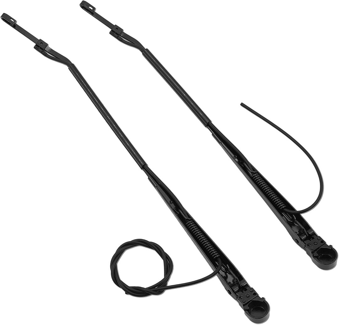 42819 42820 1 Pair Front Windshield Wiper Arm Kit Fits Compatible with 1990-2025 International 3200 7700 RH613 TerraStar 2007 2012-2014 IC Corporation 3200 Replaces OE 3535049C2 3535050C3