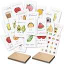 Premium Funny Thank You Cards, Teacher Appreciation Cards with Envelopes, Cute Thank You Notes for Kids Student, Set of 20 Blank Notecards with Kraft Envelopes & Matching Stickers, Graduation Gift