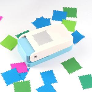 1.5x1.25 inch Stamp Puncher Lever Type Paper Punching Machine, Used for Making Scrapbook DIY Card Making Crafts (Cannot Cut Fabric)