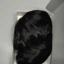 STfantasy Finger Wave Wig 1920s Retro Mid Length Long Curly Synthetic Hair for Women Cosplay Halloween Party Costume (Jet Black)