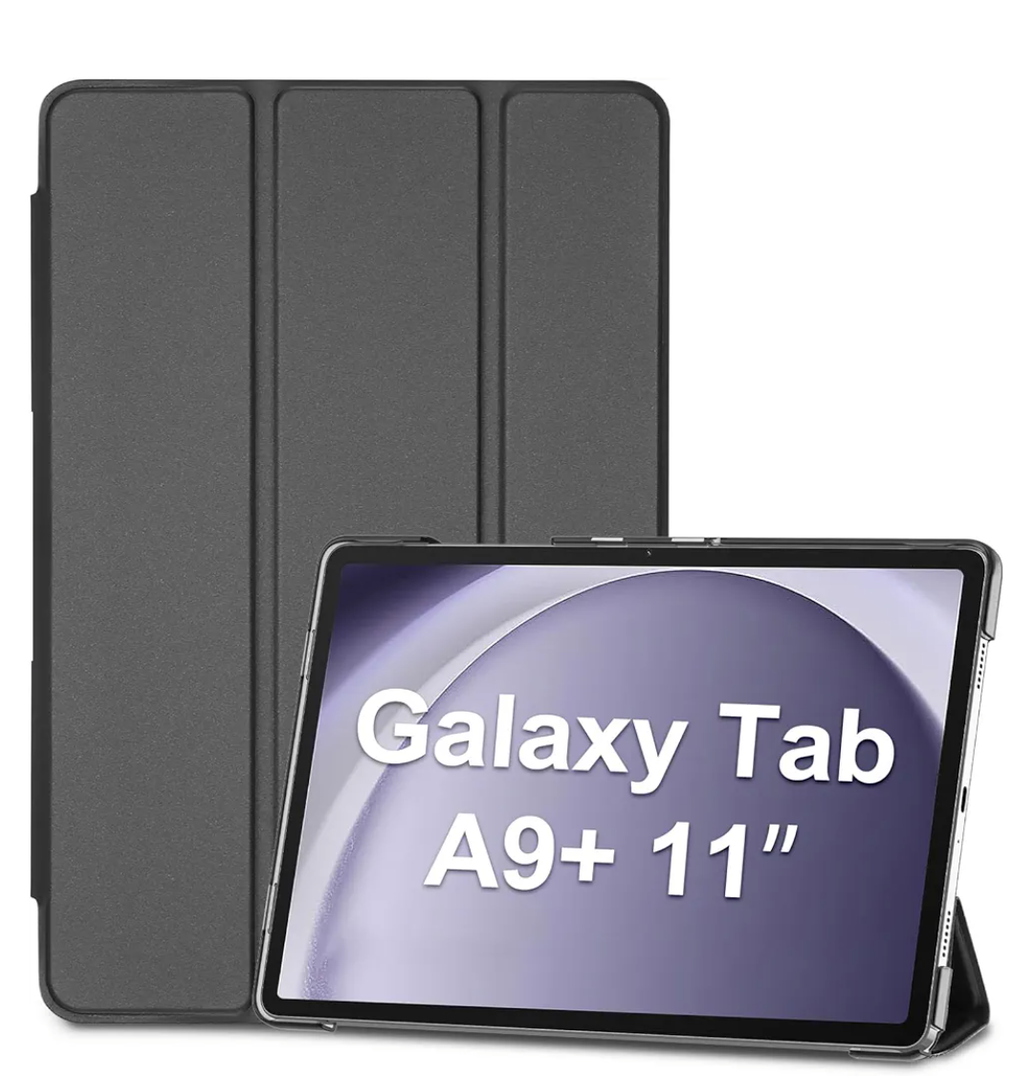 ProCase Smart Case for Galaxy Tab A9 Plus/A9+ 5g 11 Inch 2023 SM-X210 SM-X215 SM-X216 SM-X218, Slim Stand Hard Back Shell Protective Cover Folio Case for Galaxy Tab A9 Plus 2023 -Black