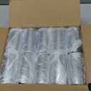 QWORK Lug Nut Covers Caps, 20 Pack ABS Chrome Plastic Nut Caps, 33mm Cylinder Nut Cover, Thread On Fit, Screw-on Lug Nut Covers, for Semi Trucks, Trailers
