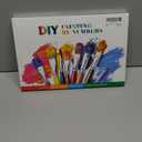 JOOZ Paint by Numbers Kit for Adults with Frame Sakura Paint by Number with Easel Tree Adult Paint by Number Kits Framed Canvas Mountain Waterfall Oil Painting Kits for Gift Home Wall Decor 8x12 Inch (Landscape)