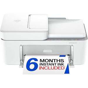 HP DeskJet 4327 Wireless All-in-One Color Inkjet Printer, Scanner, Copier, 6 Month Trial of Instant Ink Included, AI-Capable (B3ZF6A)