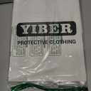 Hazmat Suit Disposable Coverall | Full Body Painters Suit in 7 Sizes with Multiple Specifications for Men & Women - Medium, Yellow, 1 (Yellow, M)