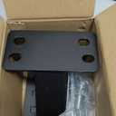 GADFISH Spare Tire Carrier,Spare Tire Mount Boat Trailer Carrier Bracket,Heavy Duty Lock Holder,Fits 4 & 5 & 6 Lugs Trailer Wheels on 4", 4.5'', 4.75'', 5'' and 5.5'' Bolt Patterns,Holds up to 150 Lbs