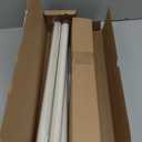 White Curtain Rods for Windows 2 Pack:Farmhouse Boho Decorative Curtain Rod for Bedroom Living Room,Heavy Duty Adjustable Rustic Drapery Rods with Vintage Coastal Finials,Antique White 18-45"