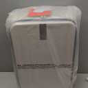 Hanke 20 Inch Carry On Luggage with Wheels PC Hard Shell Suitcase Top Opening Aluminum Frame Travel Luggage Suitcases for Woman Men Gifts.(Ivory White)