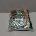 MANER Women's Sequin Glitter Short Sleeve Dress Sexy V Neck Mini Party Club Bodycon Dresses, S