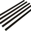 15 Pcs Marble Tile Edge Trim,12 Inch Marble Pencil Liner Both Side Polished for Bathroom, Backsplash, Kitchen, Tile Shower (15 - Black)