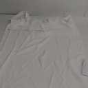 HOMEIDEAS Blackout Door Curtains 1 Panel White W30". L40"