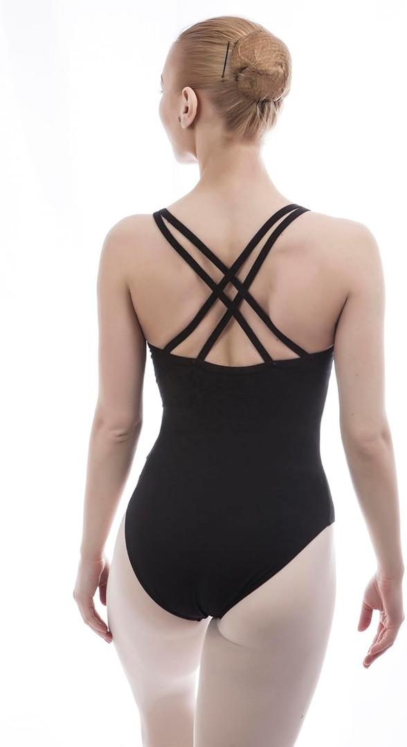 Ballet Leotards with Double Crossover Camisole Straps 01D0036B (Medium) Ballet Leotards with Double Crossover Camisole Straps 01D0036B (Medium)