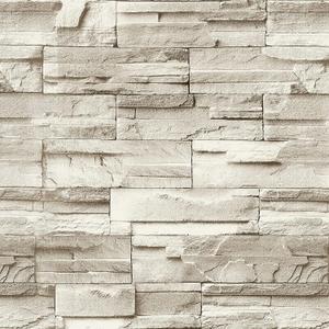Jeweluck Stone Wallpaper Peel and Stick Brick Wallpaper 17.7”×118.1” Brick Contact Paper Peel and Stick Wall Paper Bathroom Faux Stone Backsplash for Kitchen Removable Decorative for Walls Vinyl