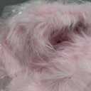 Faux Fur Fabric Craft Fur for Crafts,Gnomes,Costume,Fursuit,Decoration(10x10 inches,Baby Pink)