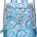 Baseball Softball Gear Bag Backpack for Boys Girls Ages 8-12 12-14 Large Kids Youth Bat Bag with Ventilated Shoe Compartment Baseball Softball Players Stuff Supplies (Light Blue)