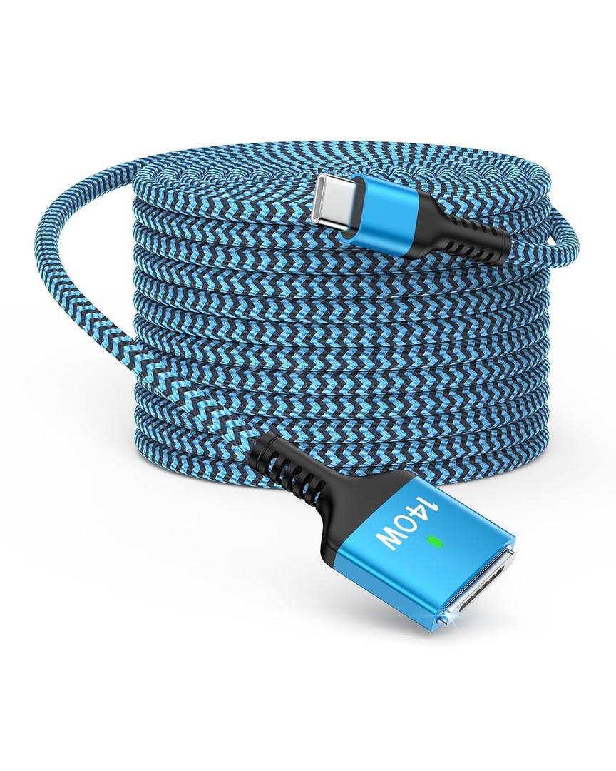 USB C to Magnetic 3 Cable, 140w Type C Mag-safe3 Fast Charging Power Cord Braided 6FT USB-C Apple Mag Safe Mac Charge Wire for MacBook Pro 14 16 M4 M3 M1 2024 2023 2021 MacBook Air 13 15 M2 2022