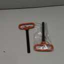 5/8" Trailer Pins Red Handle Hitch Pin with Clip Tractor Pins Tow Dolly Hitch Clevis Pin 5/8X5-1/2 ,2PCS