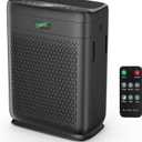 Air Purifiers for Home Large Room with Remote Control Up to 3000 Sq Ft, H13 Hepa Double-Sided Air Filter Purifier with PM 2.5 Display Air Quality Sensor, Air Cleaner for Bedroom, Dust, Pets, Smoke