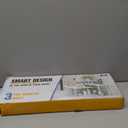 JayRex Bathroom Organizer Countertop Shelf, 3 Tier Corner Rack Adjustable Bamboo Organizer for Bathroom Counter, Make Up, Dresser Table, Desktop (White)