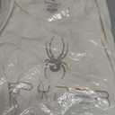 Spyder Womens Core Classic Logo Graphic Short Sleeve Tee T-Shirt, Pearl, L